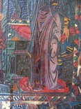 Икона Благовещение, медное литье, эмали 25 x 18 см, фото №7