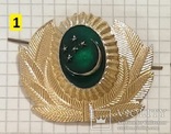 Police and military capbadge Большой венок №1 (Мосштамп) cap badge Turkmenia Turkmenistan, фото №2
