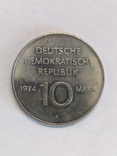 Германия ГДР 10 марок,1974 25 лет образования ГДР ,Г82, фото №2
