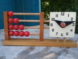 Игрушка СССР Часы счеты, фото №2