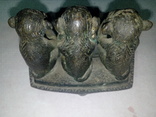 Три обезьяны бронза Нимор, фото №4