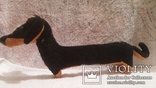  мягкая игрушка: собака такса времен ссср длинна без хвоста 32 см, фото №2