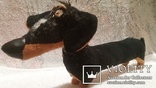  мягкая игрушка: собака такса времен ссср длинна без хвоста 32 см, фото №11