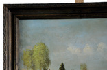Картина W. SCHOLL 65*55 см живопись пейзаж, фото №5