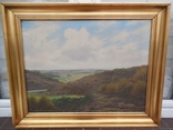K.E.картина Lundgreen (1884-1929) 88*71см живопись пейзаж, фото №5