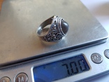 Перстень женский. Серебро 925 проба. Размер 19, фото №9