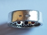 Кольцо серебро 925 проба. Размер 17, фото №6