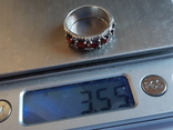 Кольцо серебро 925 проба. Размер 17, фото №7