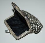 Старинный миниатюрный кошелек, инкрустирован 422 вставки -, фото №8