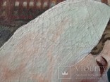 "Розмова біля тину"художник П.Ф. Головко 50-е годы(64см\84см без рамы), фото №12