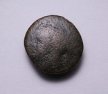 Невизначена бронзова антична монета з надчеканкою, фото №5