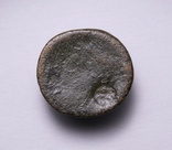 Невизначена бронзова антична монета з надчеканкою, фото №9