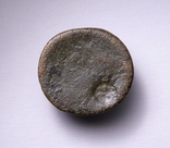 Невизначена бронзова антична монета з надчеканкою, фото №10