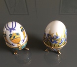 2 шкатулки в виде яйца Фаберже, фото №2