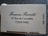 Ici Paris Franca Ferretti--50 мл. Франция. Винтаж., фото №8