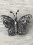 Брошь бабочка скань (серебро 800 пр, вес 4,1 гр), фото №3