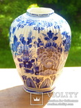 Ваза голландия -  Antique 1907 De Porceleyne Fles Royal Delft Vase, фото №3