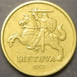 10 центів Литва 1997, фото №3