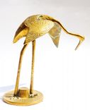 Журавль - птица - бронза - 17,7 см, фото №4