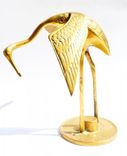Журавль - птица - бронза - 17,7 см, фото №2