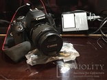 Фотоаппарат Canon 600D (с двумя аккумуляторами) полностью рабочий + сумка, фото №2