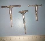 Три серебряные фибулы ЧК ., фото №2