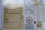 Золотое кольцо с натуральными Бриллиантами 1.65 ct J/VS2, фото №6