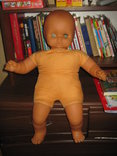 Кукла пупс Гдр огромный 65 см., фото №3