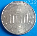 Германия 10 евроцентов, 2002 Отметка монетного двора: "F" - Штутгарт, фото №3