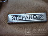 Маленький кошелек из кожи STEFANO, для монет , 4 отделения., фото №3