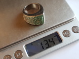 Современное кольцо. Серебро 925 проба. Размер 18, фото №8
