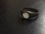 Кольцо-перстень с белой круглой вставкой, фото №2