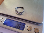 Кольцо серебро 925 проба. Размер 17, фото №8
