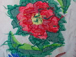 Радянська вишивка хрестиком квіти, фото №11