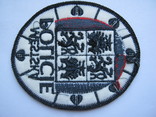 Шитый жетон чешской полиции 1994 года - на грудь, не на плечо, не на рукав, фото №4
