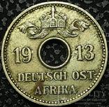 Немецкая Восточная Африка 5 хеллеров 1913 год, фото №2