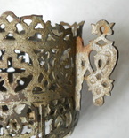 Старинная бронзовая лампадка., фото №8
