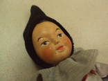 Кукла папье маше 27 см клоун ссср, фото №6