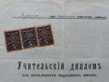 Учительский диплом Подкарпатской Руси 1921 г., фото №6