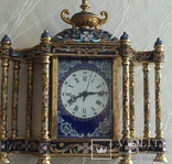 Годинник на камін в стилі КЛУАЗОНЕ., фото №8