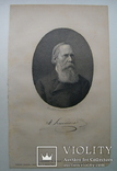 Салтыков Щедрин офорт 1886год оригинал, фото №3