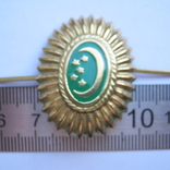 Туркменский латунный орешек КОКАРДА без восьмилучевой мусульманской звезды до 2003-го, фото №7