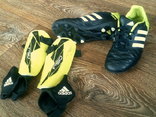 Adidas - футбольный комплект (копки разм.31+ щитки), photo number 3