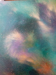 Картина холст масло космический пейзаж абстракция оригинал 74*99 см. ., фото №7