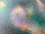 Картина холст масло космический пейзаж абстракция оригинал 74*99 см. ., фото №8