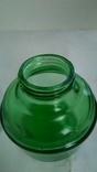 Керосиновая лампа зелёное стекло, фото №8