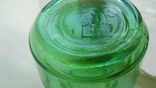 Керосиновая лампа зелёное стекло, фото №9
