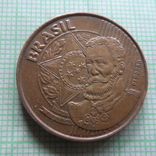 25 центавос  2009  Бразилия  (Р.6.30)~, фото №2