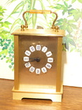 Настольные часы - германия - - латунь - рабочие - кварц - hanhart, фото №2