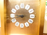Настольные часы - германия - - латунь - рабочие - кварц - hanhart, фото №3